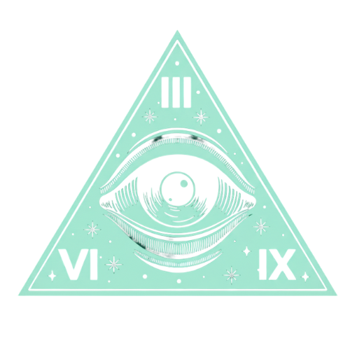 369 Society Logo - Mystical triangle with all-seeing eye